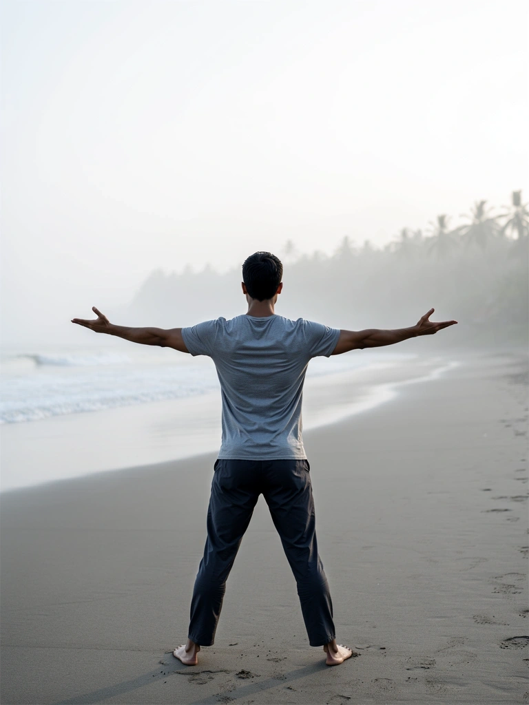 Morning routine in Bali